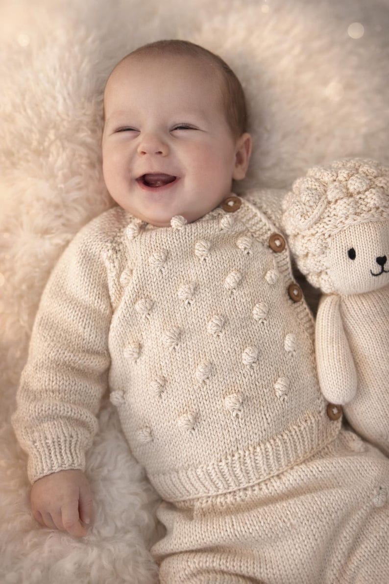 Little Wool Handmade Baby Girl Set - Ręcznie Wykonany Zestaw dla Dziewczynki